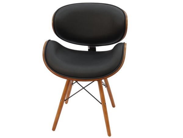 Retro Style DSW Faux Eiffel Dining Office Chair Walnut Finish - Image 9