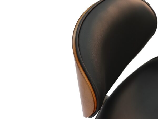 Retro Style DSW Faux Eiffel Dining Office Chair Walnut Finish - Image 6