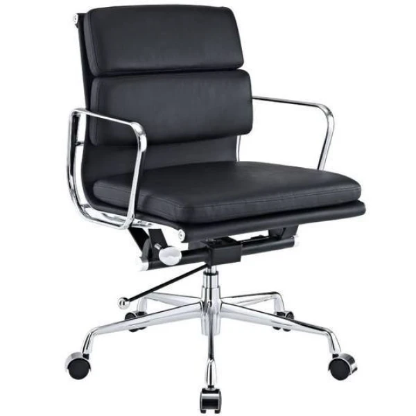 Affordable Eames Office Chair Black Low back NHO217-01 - Image 4