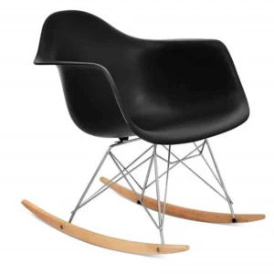 Eames Style Rocking Chair RAR Black NH601