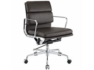 Eames Style EA217 – Low Back Soft Pad – Chocolate Brown Office Chair