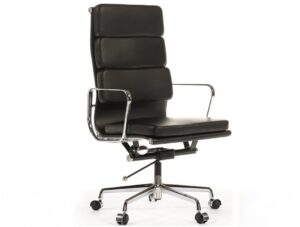 Eames Style EA219 – High Back Soft Pad – Office Chair – Black