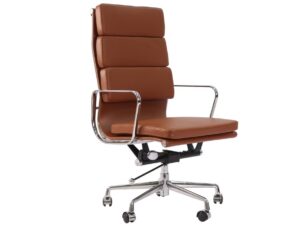 Eames Style EA219 – High Back Soft Pad – Office Chair – TAN