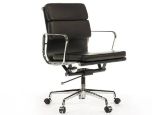Eames Style EA217 – Low Back Soft Pad – Black Office Chair
