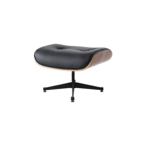 Charles Eames Lounge Ottoman Replica – Black – Walnut wood – elephant Base NH320