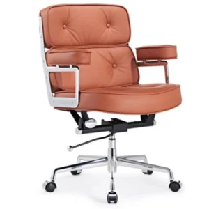 Eames Style Executive Lobby Office Chair Tan Brown Replica NHO104-02