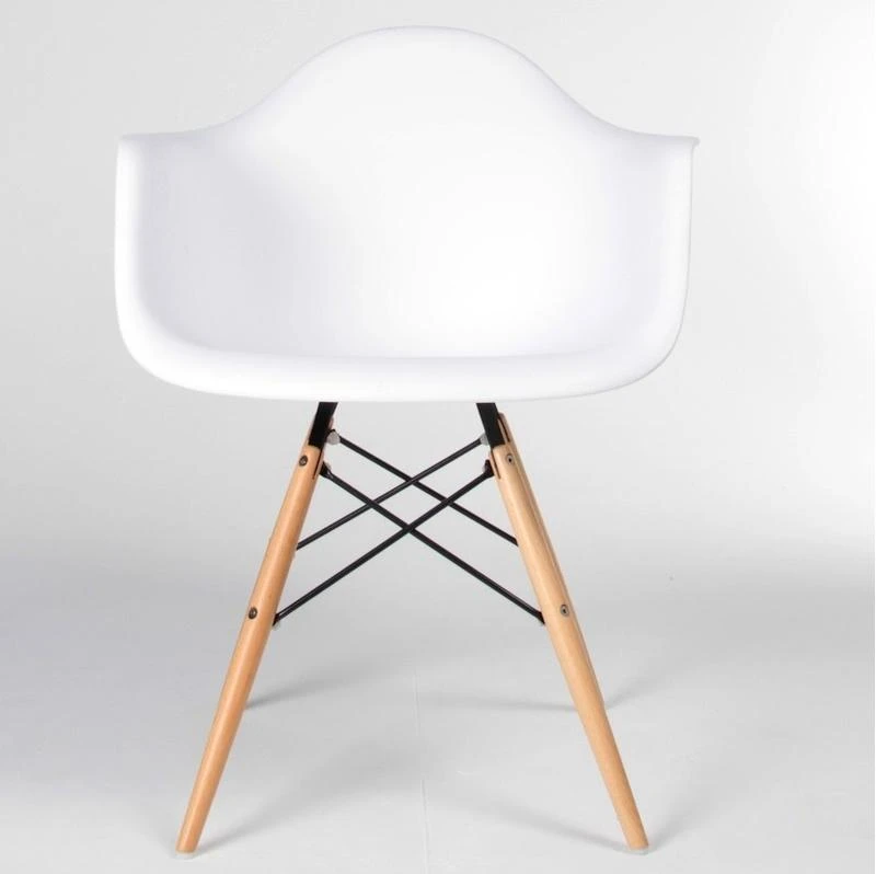 Eames DAW Chair Replica – White – Wooden Legs – NH403 - Image 2